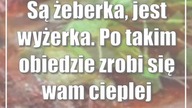 Są żeberka, jest wyżerka.  Po takim obiedzie zrobi się wam cieplej