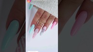 shorts/ pastel valentines nails art tutorial #nails #paznokcie #longnails #nageldesign #unhas #nails