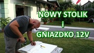 Kamper - Stolik z IKEA ver.  2. 0 i gniazdko 12V (volg #08)