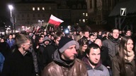 Kraków - protest przeciwko fałszowaniu wyborów samorządowych