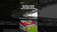 Hymn Polski w wykonaniu kibiców Śląska z oprawą, której nie wpuścili na Narodowy