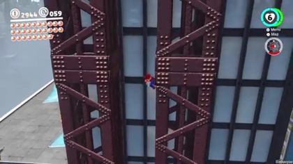 Super Mario Odyssey HD - przewodnik po grze (Switch) część 4 - Mario w wielkim mieście.  Wyścig w Śnieżnym Kr&oacute;lestwie