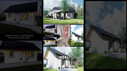 Tak wygląda  najpopularniejszy w Polsce dom bez pozwolenia #domparterowyzpoddaszem #dom70m2