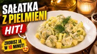 Sałatka z pierożkami pielmieni, pora i ananasa  szybki przepis, który zaskakuje  