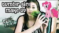 ihanio #32 jak zakryć cienie pod oczami SZMINKĄ + makijaż Tumblr Girl 5w1
