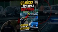 Uciekał autem, skończył sprintem z policją  #policja #gdansk #poscig #polskiekierowcy