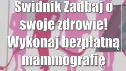 Świdnik: Zadbaj o swoje zdrowie! Wykonaj bezpłatną mammografię
