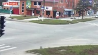 Tak sie kończy przejazd na czerwonym świetle