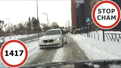 Stop Cham #1417 - Niebezpieczne i chamskie sytuacje na drogach