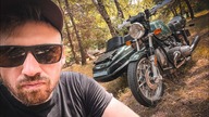 Buduję motocyklowego kampera dla rodziny.  BMW R 100 S z wózkiem.