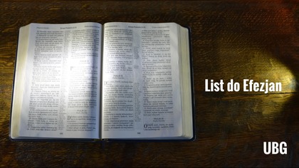 10.  List do Efezjan - Nowy Testament - UBG