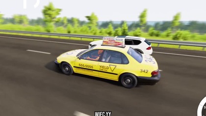 Taksówkarz 20 Lat Wypadek i Szybka Jazda! (BeamNG. drive) #gaming