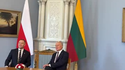 NAWROCKI SPOTKAŁ SIĘ Z PREZYDENTEM LITWY!