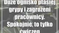 Duże ognisko ptasiej grypy i zagrożeni pracownicy.  Spokojnie, to tylko ćwiczenia