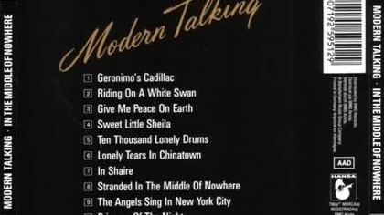 Modern Talking In The Middle Of Nowhere Full Album