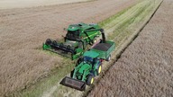 Rzepak siany we wrześniu pozytywnie zaskoczył - John Deere 2256 w rzepaku