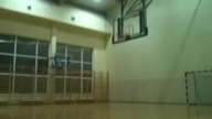 2 dunks after 1,5hour of weightlifting+1,5hour volleyball+1,5hour basketball