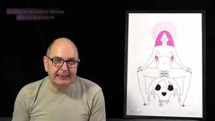 Tryumf Viosny to żywiołowa serigrafia Maurycego Gomulickiego, w typowej dla niego popartowej stylistyce. 
Do kupienia:
Jak mówił przy okazji jej prezentacji: Wszem wobec ogłasza się Tryumf Wiosny Najmilszej Pani. Odrzuciła mokrą sukienkę i nagusieńka przez świat idzie nektarem swym go rosić [] Życie się kłębi, gadzina wszelka się parzy wstydu fałszywego nie znając. Ruja! Ruja! Alleluja!.
Maurycy Gomulicki (ur. 1969) artysta, projektant, fotograf, kolekcjoner i antropolog kultury popularnej ukończył Wydział Grafiki warszawskiej ASP (dyplom z grafiki warsztatowej z aneksem malarskim). Studia kontynuował w Barcelonie, Mediolanie i Meksyku. Zresztą mieszka i pracuje w Meksyku i Polsce. 
W latach 90. prowadził w miesięczniku Machina (potem w magazynie Fluid) autorską rubrykę Rzecz Kultowa, gdzie w kolażowej estetyce eksplorował pogranicza kultury popularnej, przygotowując grunt do pozytywnej recepcji popartowo-campowej estetyki, którą w swojej sztuce wykorzystuje. Przełomowy dla recepcji tego artysty był multidyscyplinarny projekt Pink Not Dead! oraz wystawa Dziary (Zachęta, Warszawa, 2018). Zajmuje się też fotografią, rzeźbą i instalacjami. 
W Kwiaciarni Grafiki od dłuższego czasu uprawia serigrafię, której świetnym przykładem jest nasz Tryumf viosny.
Zapraszamy do działów dzieła sztuki i antyki, grafika artystyczna, rysunek oraz propozycje na prezent.
Zakochaj się w antykwariacie.
 
Kupujemy książki i księgozbiory, przyjmujemy na aukcje dzieła sztuki. 

#galeria #sztukapolska #Gomulicki #MaurycyGomulicki #gallery #art #polishart #graphics #grafika #serigrafia # Tryumfviosny #grafika #polskasztuka #kulturarozkoszy #fotografia #instalacje #sztuka #Pink #sztukawspółczesna