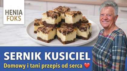 Sernik Kusiciel z twarogu z wiaderka to oszczędność czasu i gwarancja smaku.  Domowy i tani przepis!