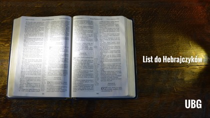 19.  List do Hebrajczykow - Nowy Testament - UBG