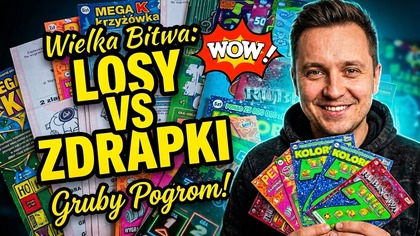 Zdrapki VS Ekspres Losy!  Mix za 222zł !!!! Gruba BITWA - gruby POGROM 