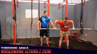 Trening MMA - Wiosłowanie sztangi z ziemi