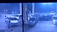 Wypadek na stacji benzynowej