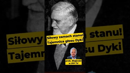 Siłowy zamach stanu! Tajemnica głosu Dyki #Dyka #Suchocka #zamachstanu #Polska #polityka #Blajerski