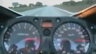 Honda CBR - 336kmh na publicznej drodze