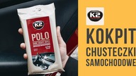 Chusteczki samochodowe do kokpitu z połyskiem | K2 Polo Shine Wipes