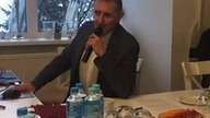 23 01 2021r Prelekcja Dr.  Huberta Czerniaka na Konferencji Lekarzy i Naukowc&oacute;w.  Stolik Woln