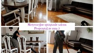 Motywacyjne sprzątanie w salonie Posprzątaj ze mną  Uporządkowana