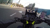 Przejazd MotoAmbulansu ulicami Warszawy