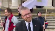 Grzegorz Braun: Policja ŚCIGA ludzi, MASKI są NIELEGALNE - Będą nas PRZYMUSOWO szczepić