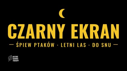  Śpiew Ptak&oacute;w do Snu &middot; Letni Las, Czarny Ekran