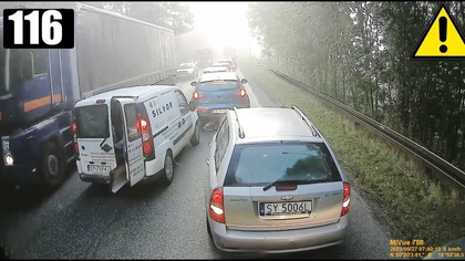 Dziwne zachowanie kierowcy