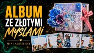 Mini album na złote myśli i cytaty | Scrapbooking tutorial krok po kroku