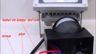 Jak podłączyć czujnik ruchu do lampy led cob , żarówki , halogenu