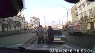 Przedziwny finał kłótni na drodze