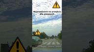 Wyprzedzanie na przejściu dla pieszych BMW #shorts #rikordwidjo