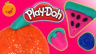 Play Doh  Owoce i warzywa z ciastoliny  DIY