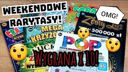 Zdrapki Lotto  Pięknie poszło!  Jak weekend to RARYTASY! 