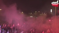 Marsz Niepodległości AD 2018 w przyspieszonym tempie z Mostu Poniatowskiego