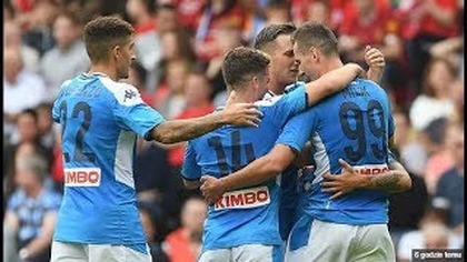 Arkadiusz Milik - pakuje gola Liverpoolowi (28.07.2019)