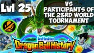 Participants of the 23rd World Tournament all missions World Tournament earth-bred fighters dokkan