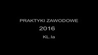 Praktyka Zawodowa 2016 TL Milicz kl.  Ia