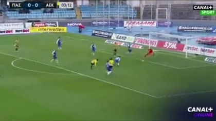 Grzegorz Krychowiak zdobył bramkę dla AEK Ateny (18. 04. 2022)