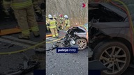 Poważny wypadek na drodze wojewódzkiej nr 130 koło Wysokiej.