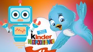 Robot/Ptaszek Magic Kinder Mixart Jajko Kinder Niespodzianka - Baw się z nami