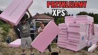 Przyklejamy XPS- termoizolacja fundamentu